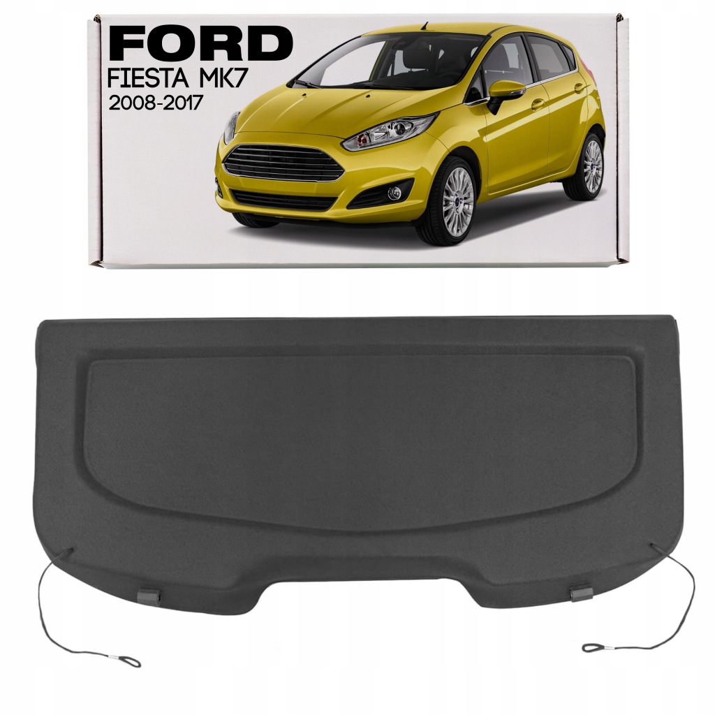 фото №1, Ford fiesta mk7 vii 2008-2017 полиця багажника nowa czarna 1791284