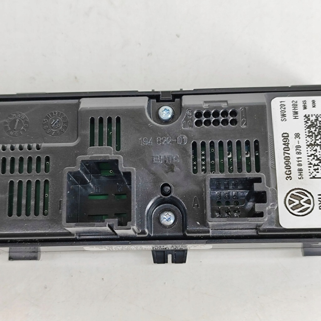 фото №6, Volkswagen passat b8 2019 перемикач / вимикач обдув вентилятор