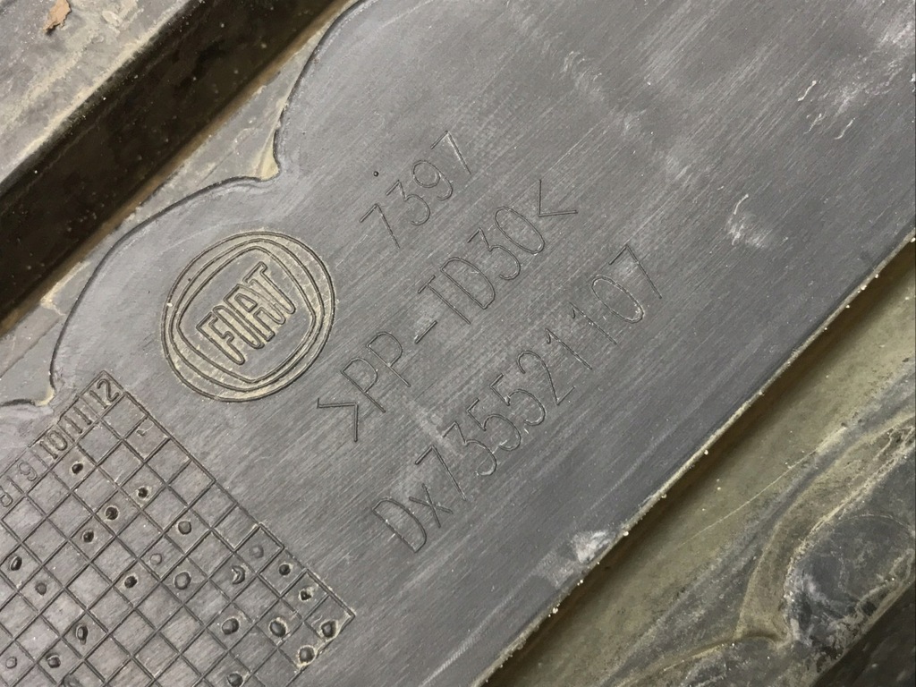 фото №11, Fiat panda iii 3 4x4 11- накладка-спойлер спойлер правый перед 735521107