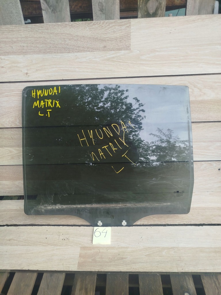 фото №4, Скло бічна двері лівий задня тонована hyundai matrix