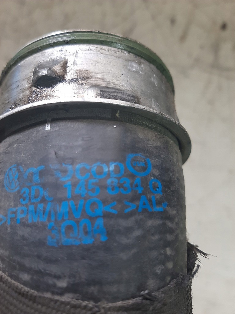 фото №2, Vw phaeton 3.0 труба wąż интеркулер 3d0145834q