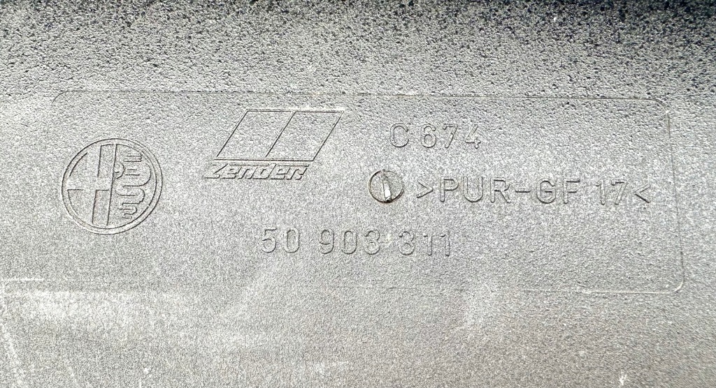 фото №12, Alfa romeo giulietta спойлер накладка zender бампер перед qv оригинал оригинальный номер