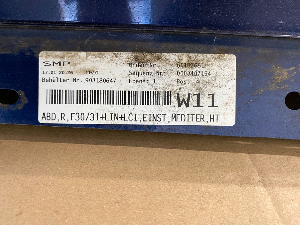 фото №13, Bmw 3 f30 f31 молдинг порог порог накладка защита порог правая