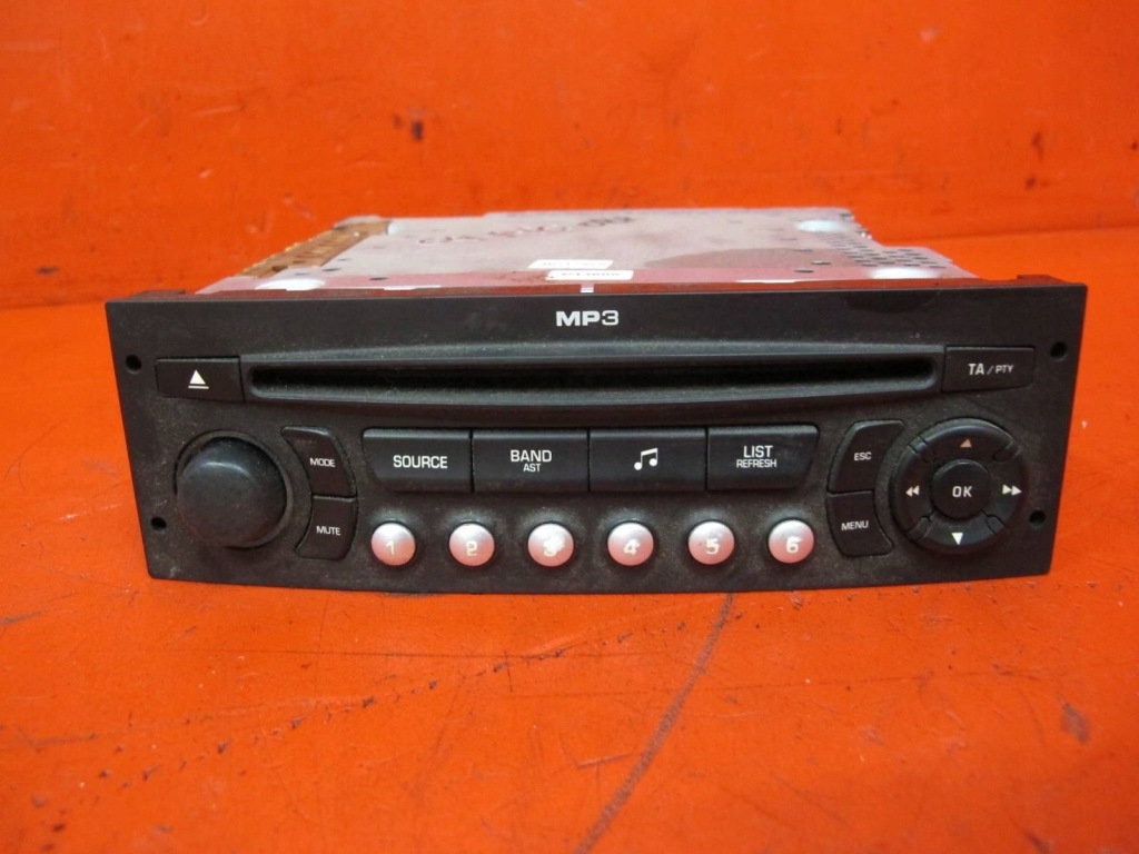 фото №1, Citroen c4 picasso i 1 ua радио cd mp3 радиопроигрыватель 96646223xt