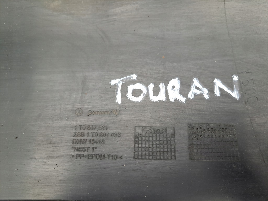 фото №11, Vw touran бампер задний lb5n 1t0807421 1t0807521