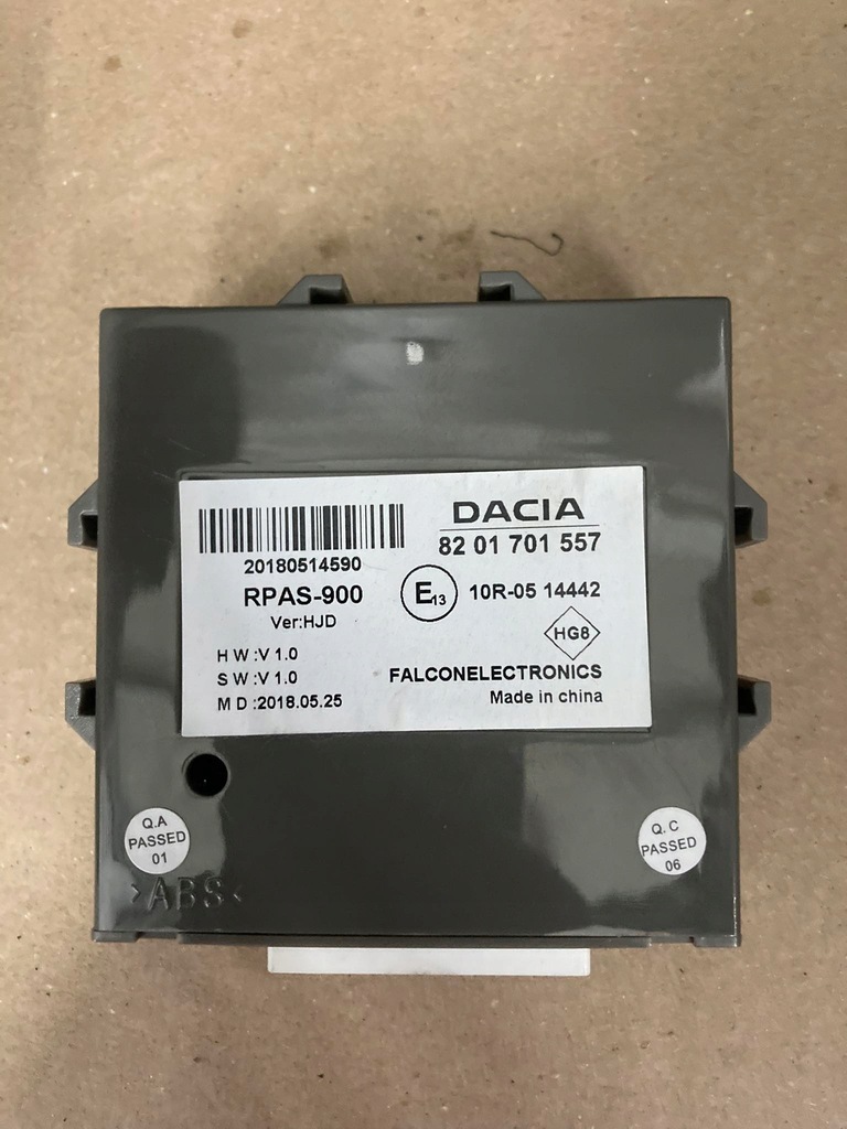 фото №1, Модуль pdc dacia duster ii 8201701557