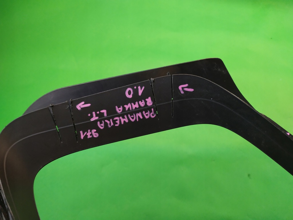 фото №15, Решётка рамка выхлоп левый задняя porsche panamera 971