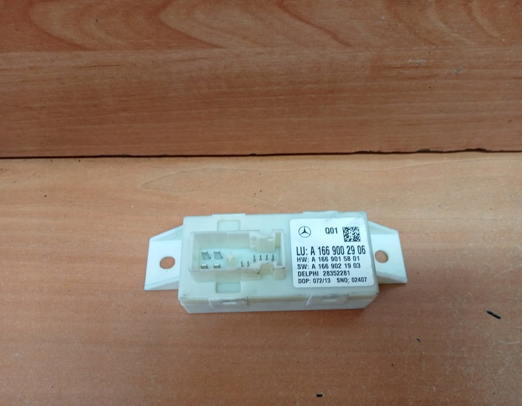 фото №3, Блок управления модуль света mercedes x166 a1669002906