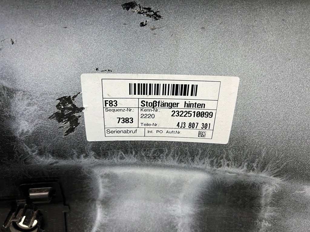 фото №9, Audi e-tron gt rs 4j3 бампер задний задняя pdc оригинал 20-