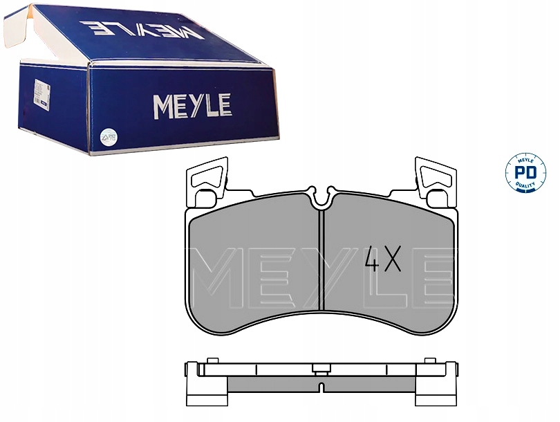 фото №1, Meyle 025 205 8117/pd набор тормозных колодок тормозных, тормоза дисковые