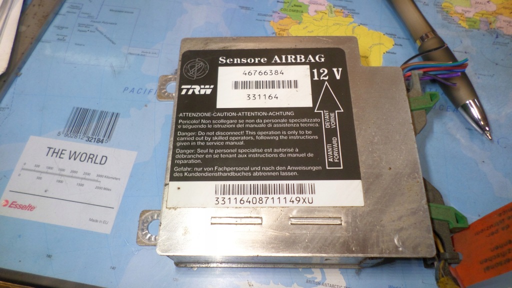 фото №1, 46766384 модуль подушка безпеки fiat punto ii 2001r