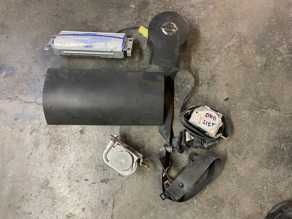 фото №1, Navara d40 lift подушка пасажира подушка безпеки ремені