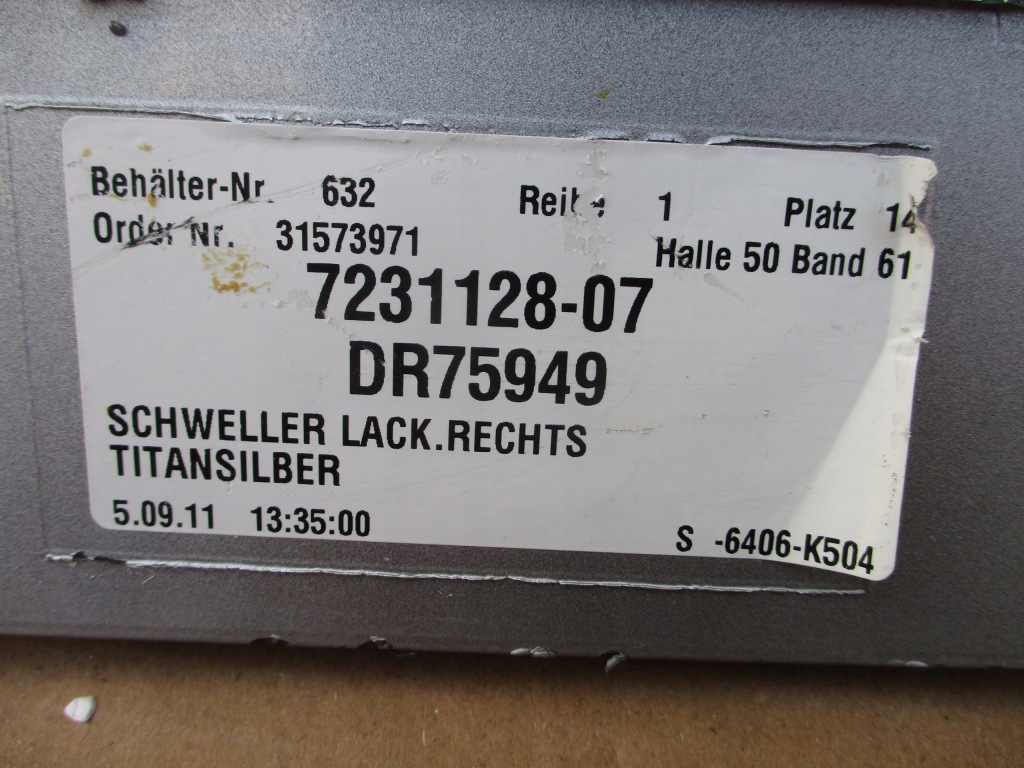 фото №5, Молдинг поріг права bmw 5 gt f07 51777201252