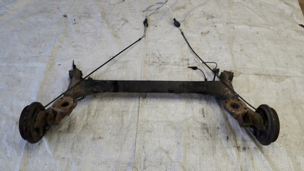 фото №4, Vw fox 03-11 балка задняя os oś задняя балка подвеска