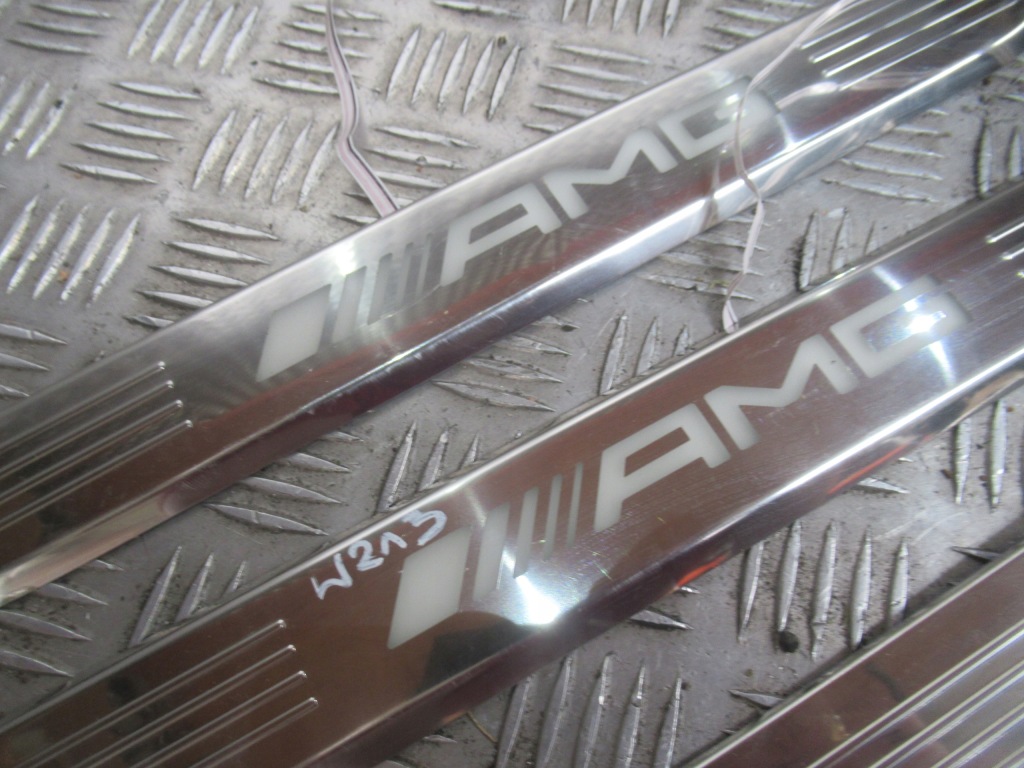 фото №4, E klasa w213 накладки пороговые хром подсвечиваемые