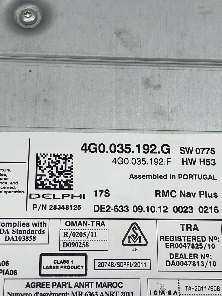 фото №16, Audi a6 a7 c7 модуль зчитувач блок мультимедіа navi mmi навігації легальний