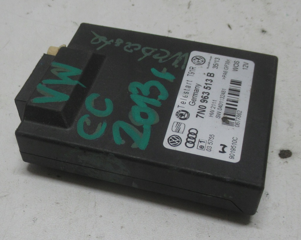 фото №1, Vw cc 13r блок керування webasto 7n0963513b