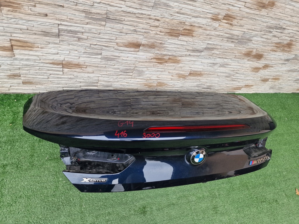 фото №3, Крышка багажника задняя bmw 8 g14 цвет 416