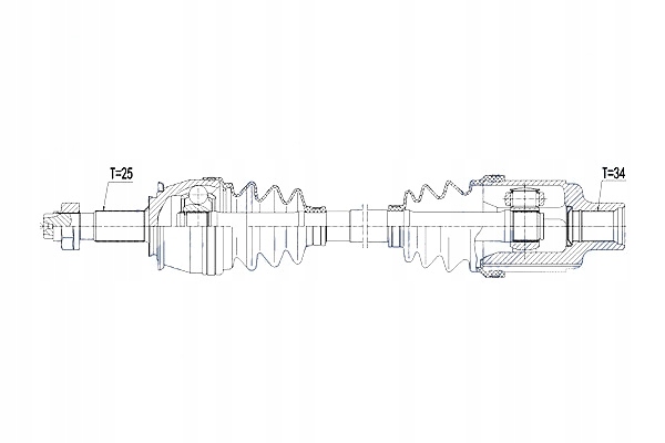 Nty приводной вал приводная opel mokka mokka x 1.4t 1.6cdti 1.7cdti 12- Цена
