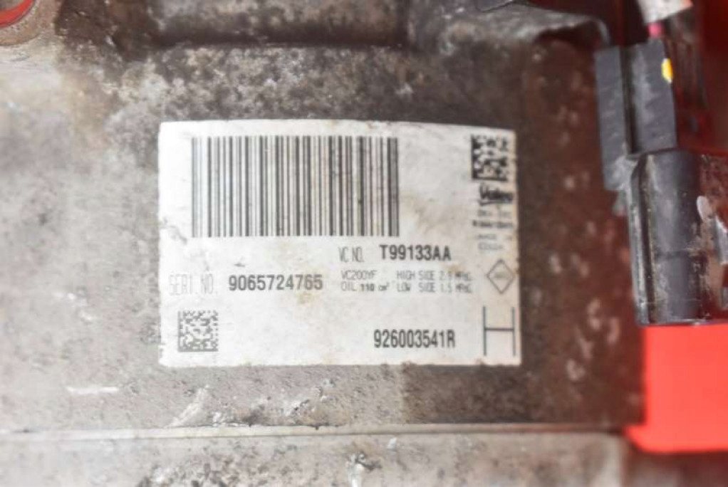 фото №6, Компрессор насос кондиционера 926003541r dacia logan ii 0.9 tce 90 km 17-20