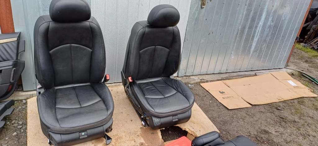 W211 lift kombi avantgarde сиденья обшивки комплект кожа декоры память harman Недорого