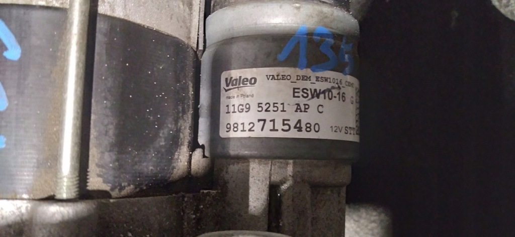 Peugeot citroen opel стартер 1,2 thp 9812715480 Оригінал