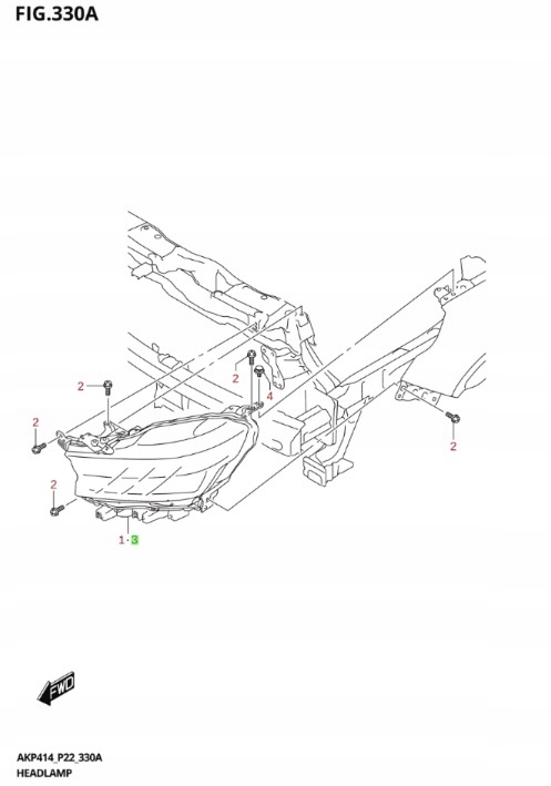 фото №10, Suzuki s-cross 2024 - лампа led лівий перед