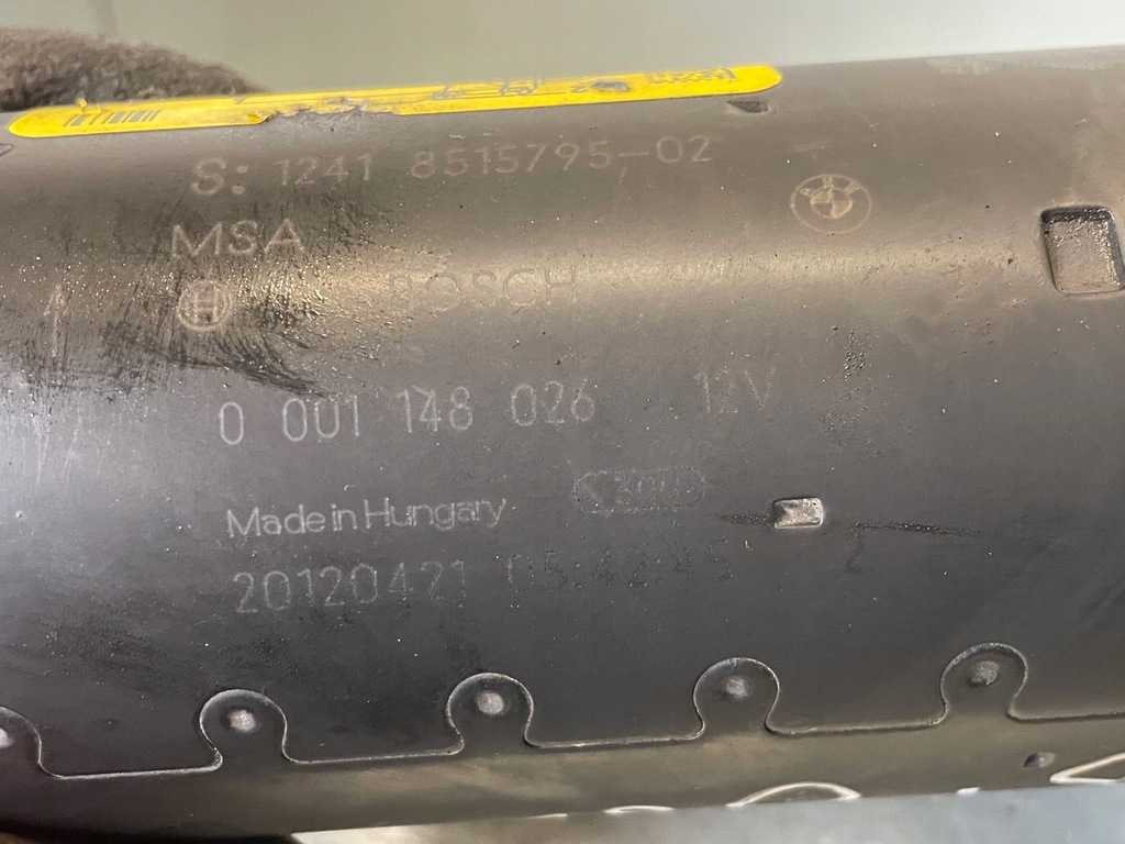 фото №7, Bmw 1 f20 f21 n47d16a стартер 8515795