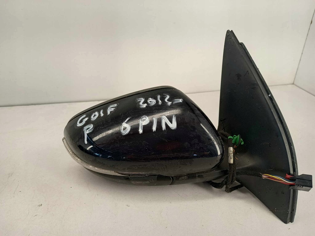 фото №1, Зеркало правое дверь перед vw golf 6 vi 8-12 8 pin