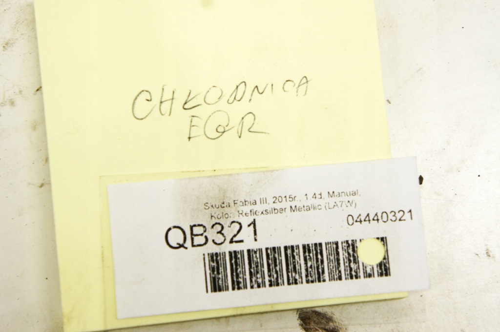 фото №8, Qb321 skoda fabia iii 1.4d chłodzniczka выхлопных газов egr 04b131512d