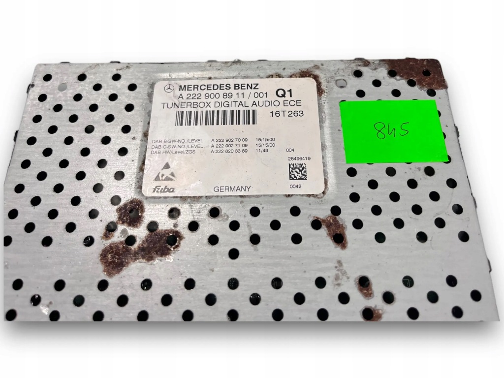 фото №3, Mercedes w222 радіо тюнер підсилювач a2229008911 #845 m