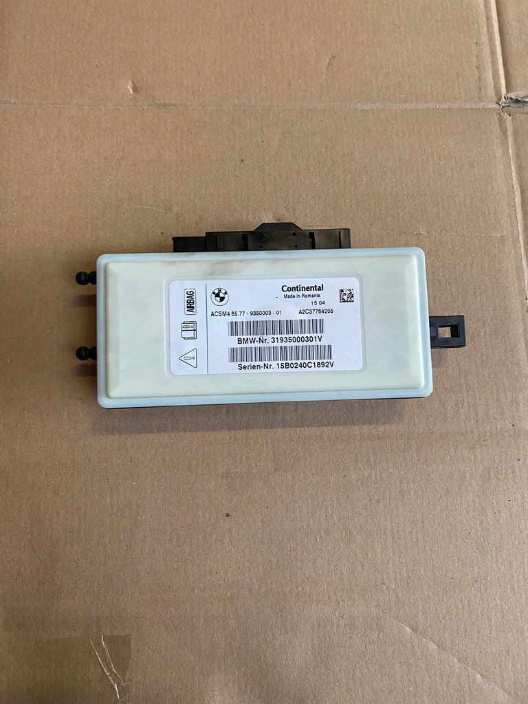 фото №1, Bmw 3 f30 модуль блок управления acsm4 подушка безопасности 9350003