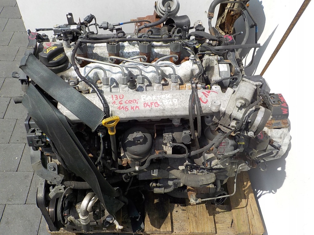 фото №13, Hyundai i30 10r 1.6 crdi 116km двигатель d4fb e5 kompletny