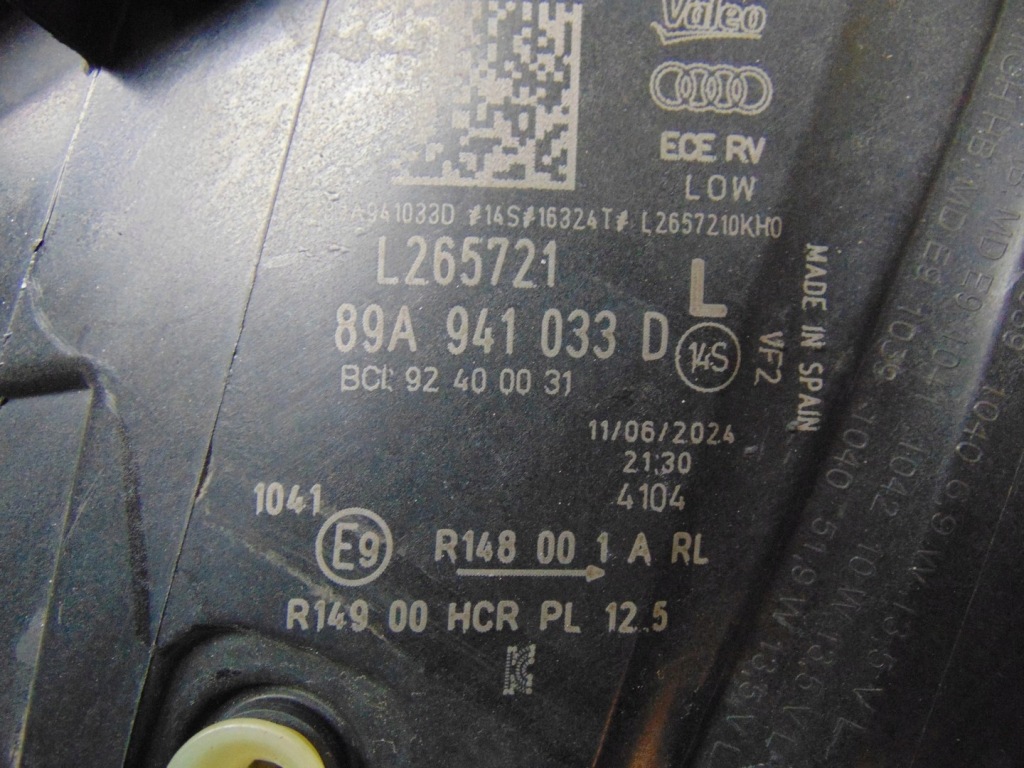 фото №15, Лампа ліва перед audi q4 e-tron 89a941033d europa