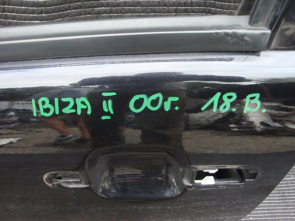 фото №10, Двері лівий перед передні seat ibiza ii чорні