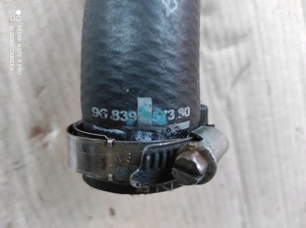 фото №7, Труба интеркулер шланг wąż turbo citroen c5 iii 3.0 hdi 2008-2017