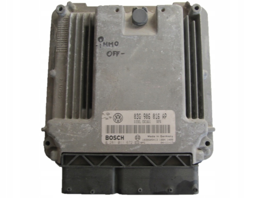 фото №1, Бортовой компьютер блок управления bosch 03g906016ap 0281011672