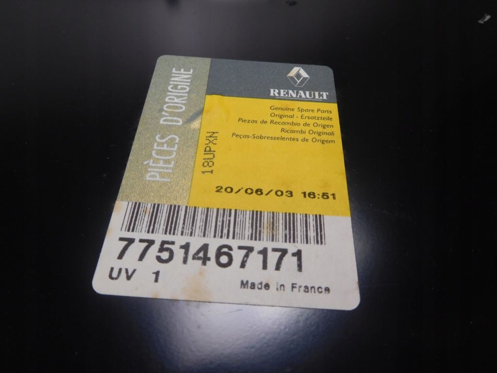 Капот renault clio 1 1990-1998 оригінальний номер 7751467171 Зі Шроту
