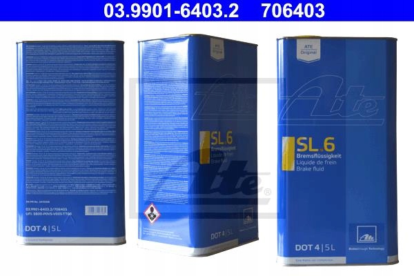 Ate 03.9901-6403.2 рідина гальмівний Ціна