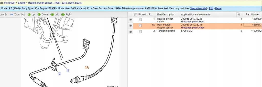 фото №6, Saab 9-5 2008 датчики лямбда-зонд