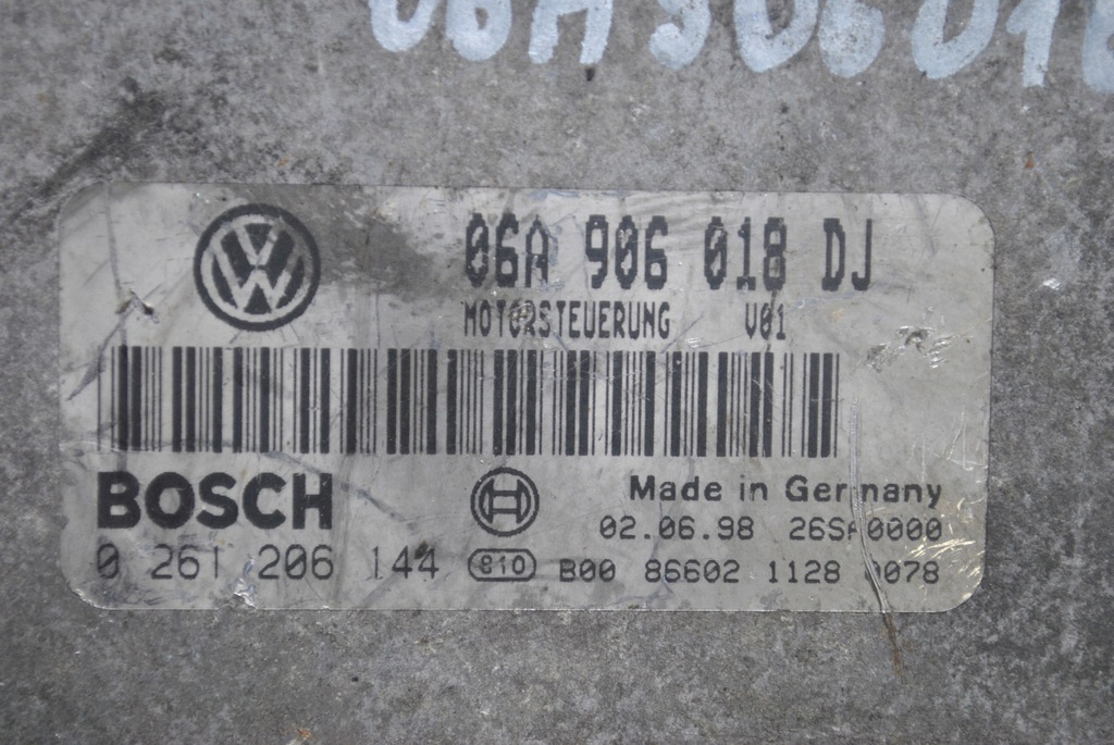 фото №7, Бортовой компьютер двигателя skoda octavia i 06a906018dj