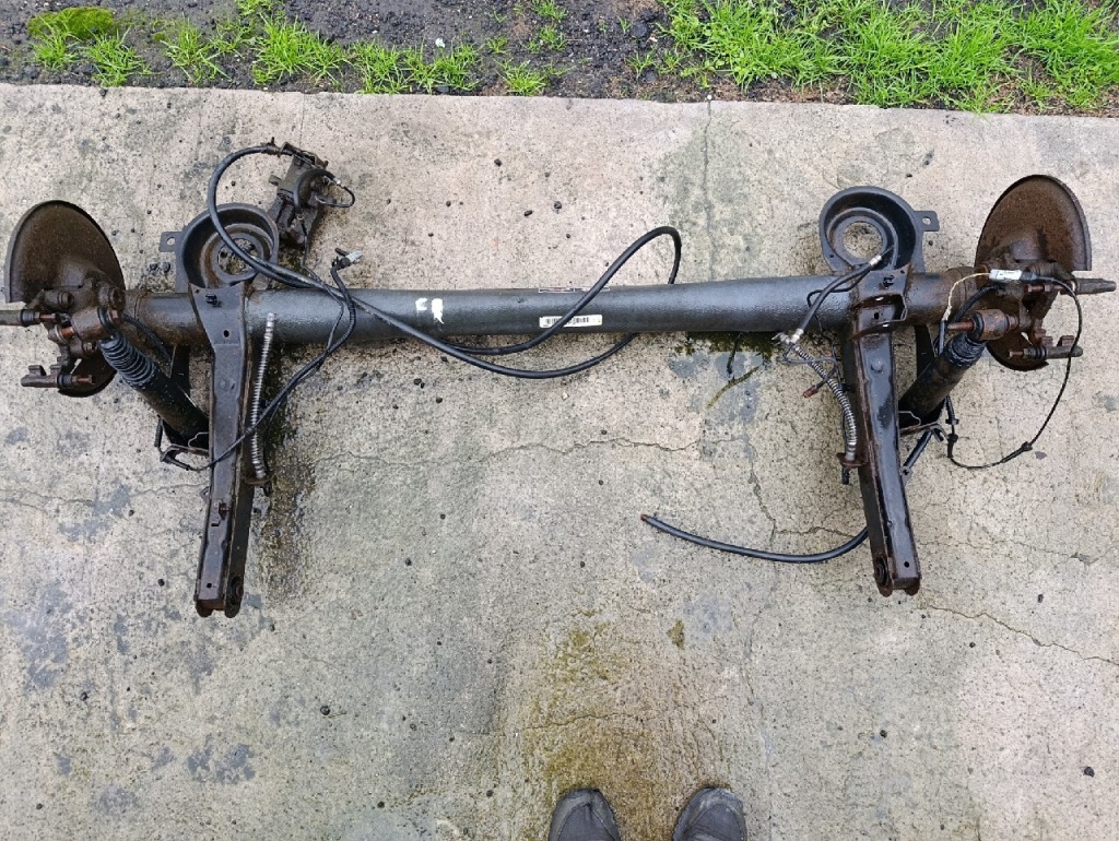 фото №1, Peugeot 807 02- citroen c8 fiat ulysse oś балка подвеска задняя задняя