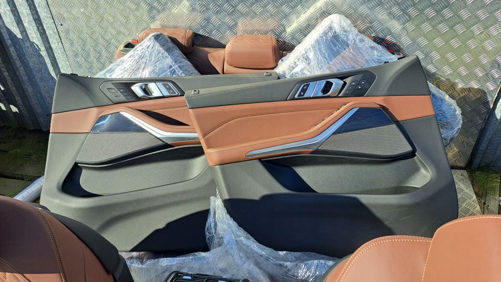 фото №10, Bmw x5 g05 lift 2023 rok сиденье сиденья обивка merino coffee nowe