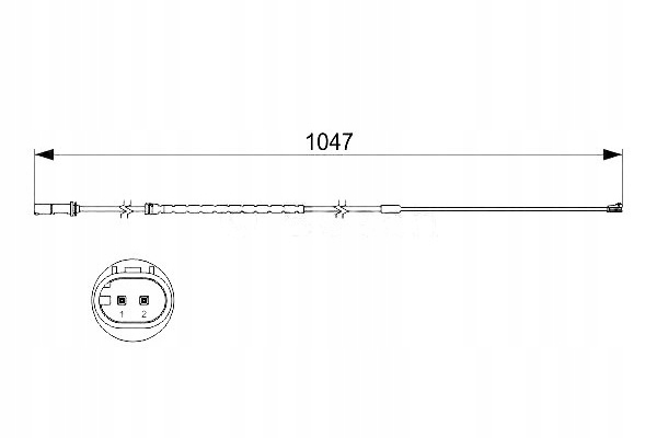 фото №1, Bosch датчик износа тормозных колодок bmw x5 x5 f15 f85
