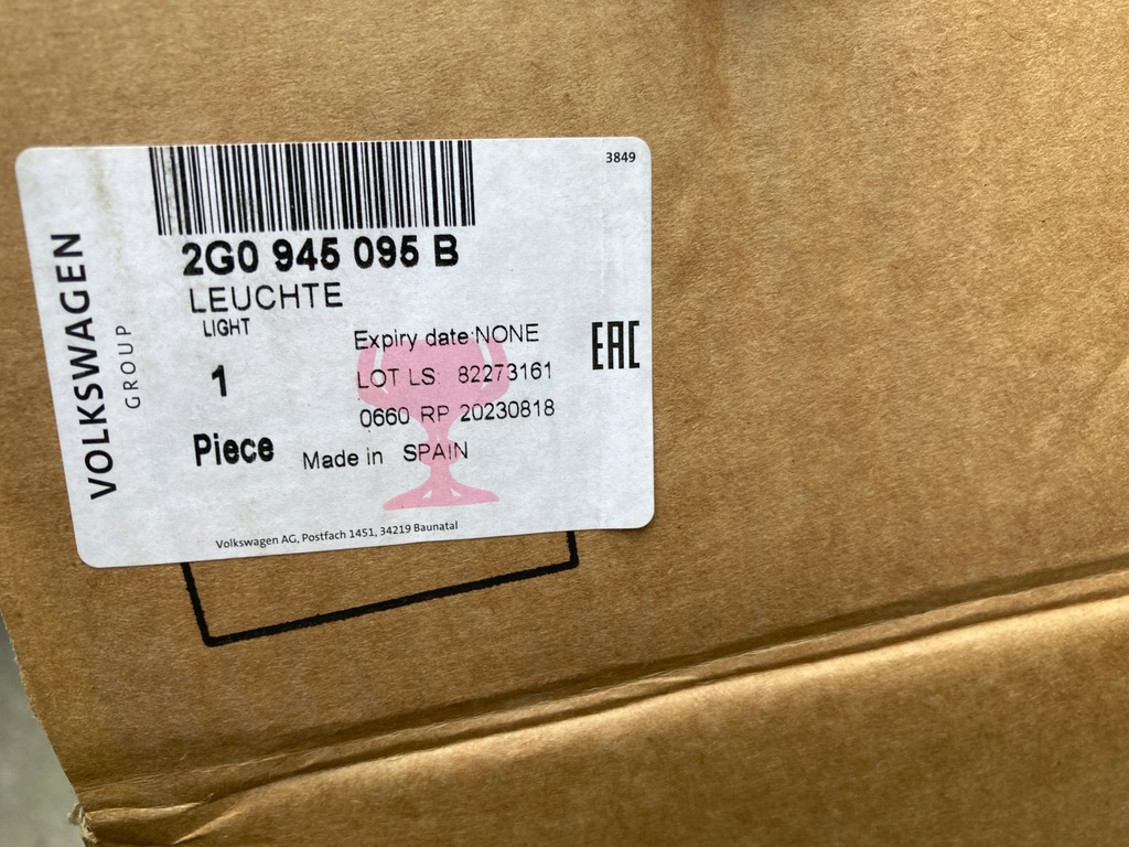 фото №7, Vw polo 2g0 vi лампа задняя левая org.nowa
