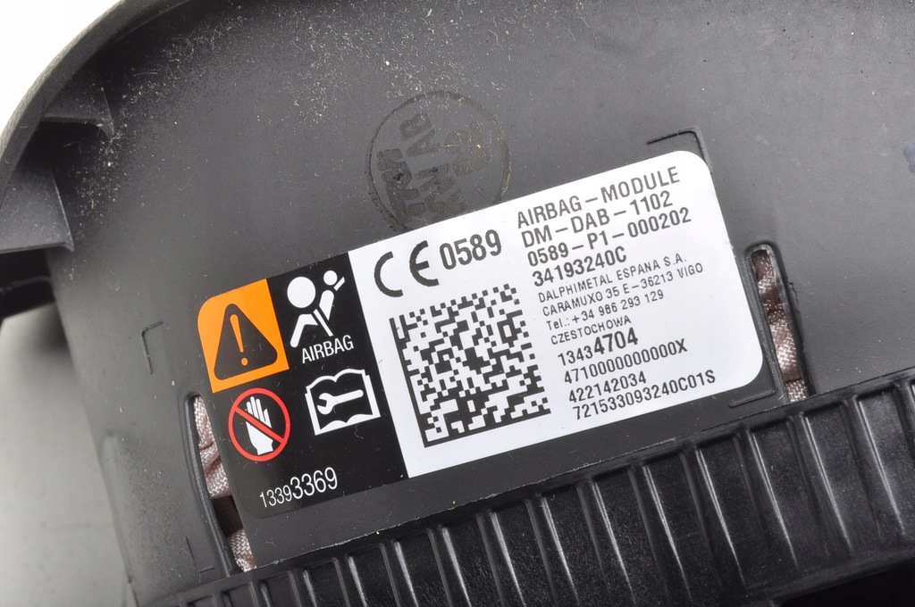 фото №7, Opel astra k v подушка повітряна водія подушка безпеки 13434704