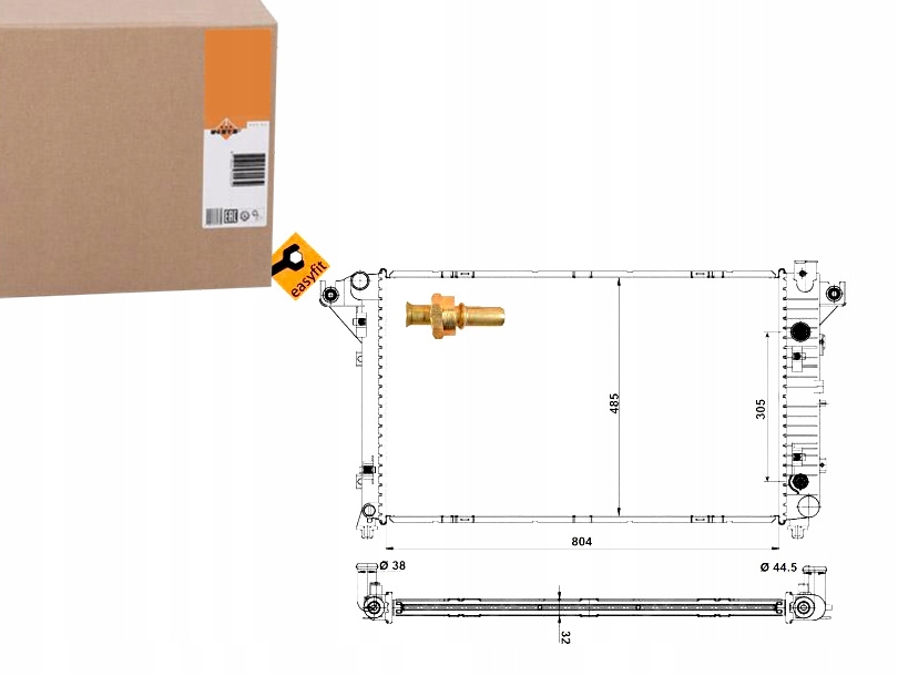фото №1, Nrf радиатор wody dodge ram 1500 pick-up 5.9 4x4