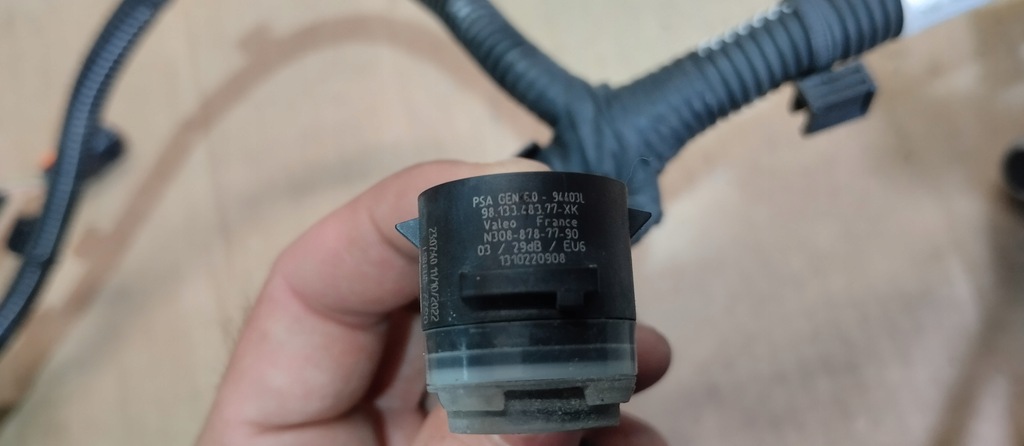 фото №8, Жгут электропроводка бампера задняя opel astra l vi 23r 4 датчик pdc 9847129080