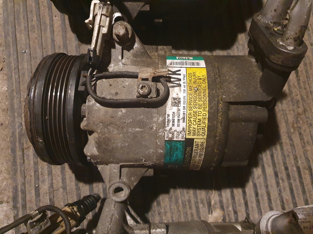 фото №1, Компресор кондиціонера opel astra h 13124750 wk