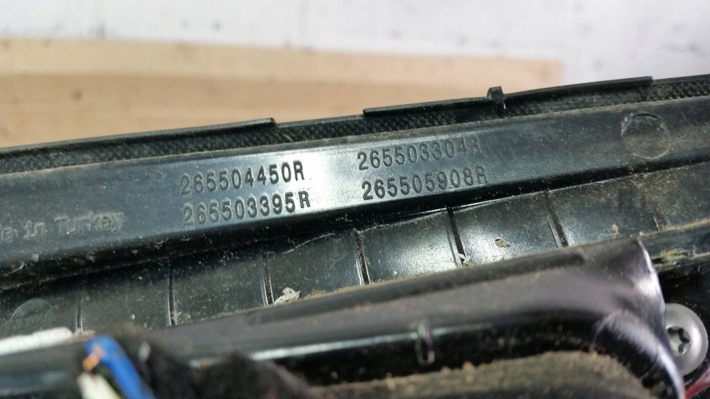 фото №9, Лампа задняя renault clio v na крышка'[ 2019 - 2022.] 265503304r